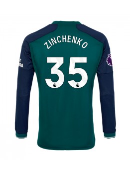 Billige Arsenal Oleksandr Zinchenko #35 Tredjedrakt 2023-24 Langermet